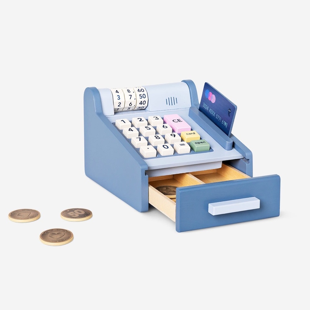 Flying Tiger Copenhagen Wooden Cash Register